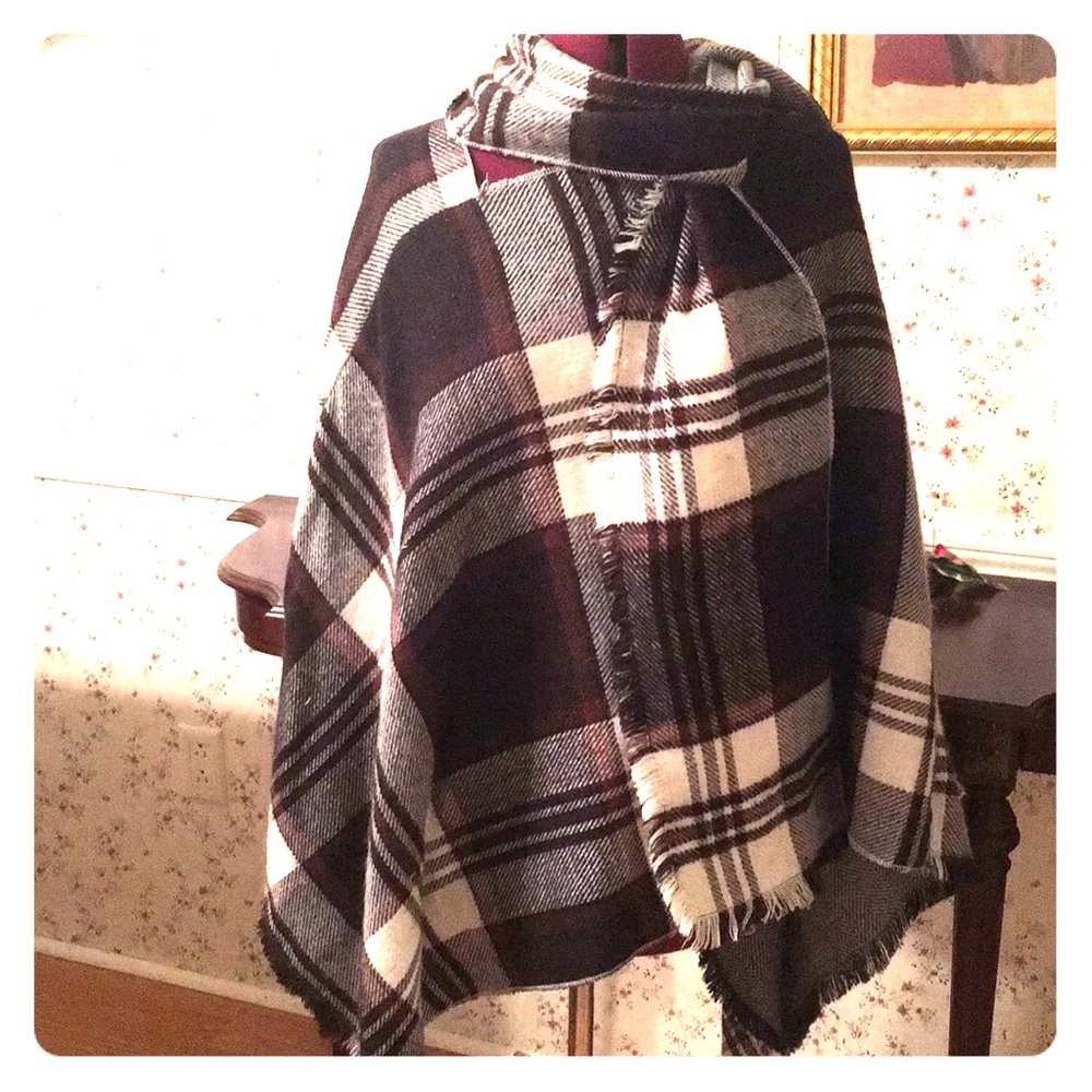 Cape with matching scarf